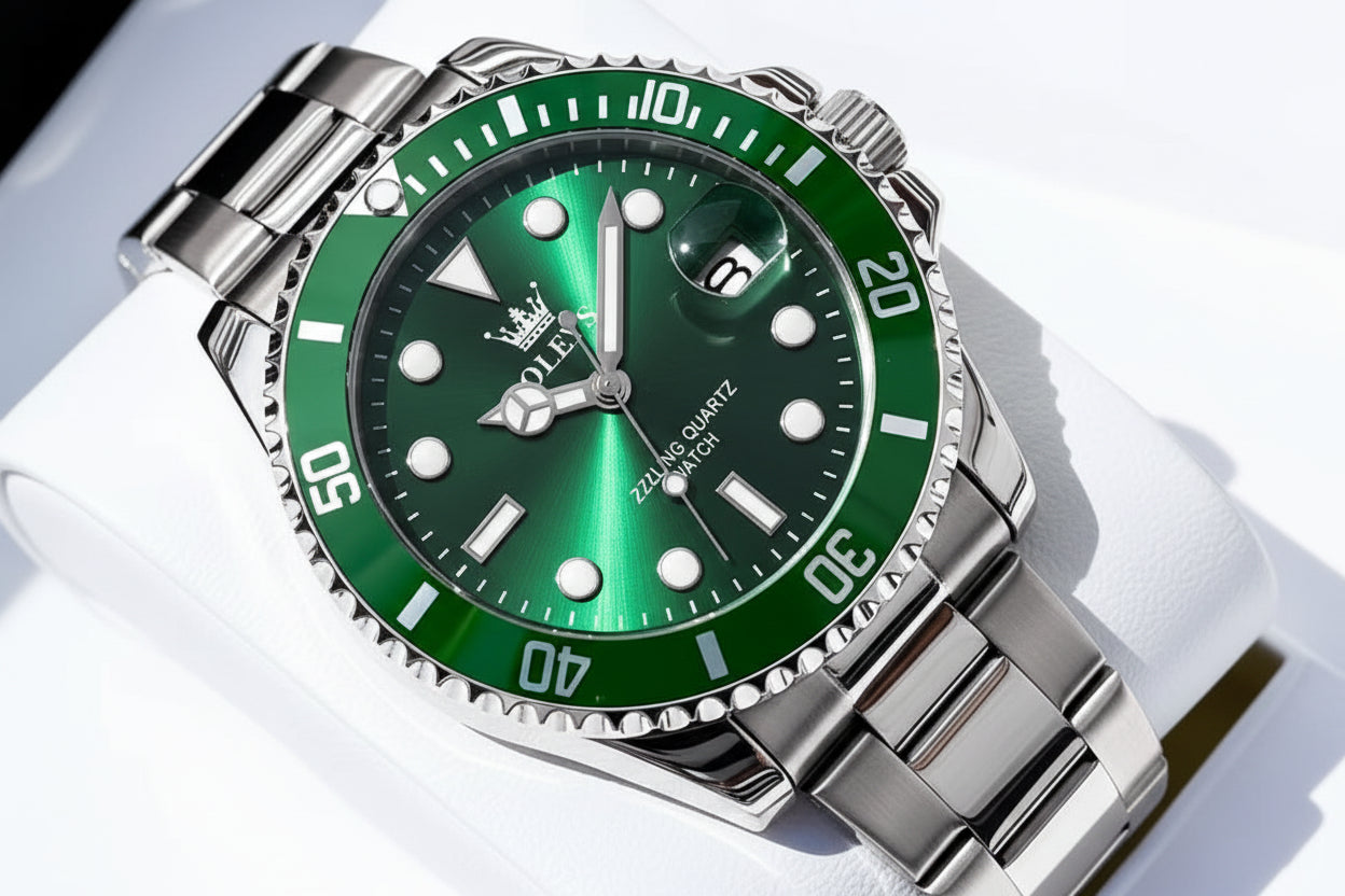 Watches 5885 Mens Watch Original High Quality Quartz Watch Waterproof Luminous Calendar Watches for Men Box Gifts Reloj