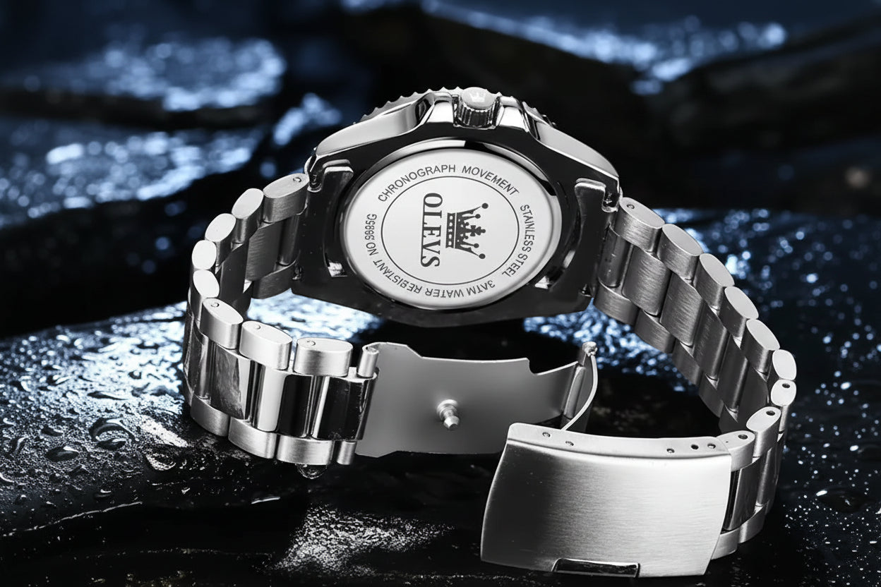 Watches 5885 Mens Watch Original High Quality Quartz Watch Waterproof Luminous Calendar Watches for Men Box Gifts Reloj