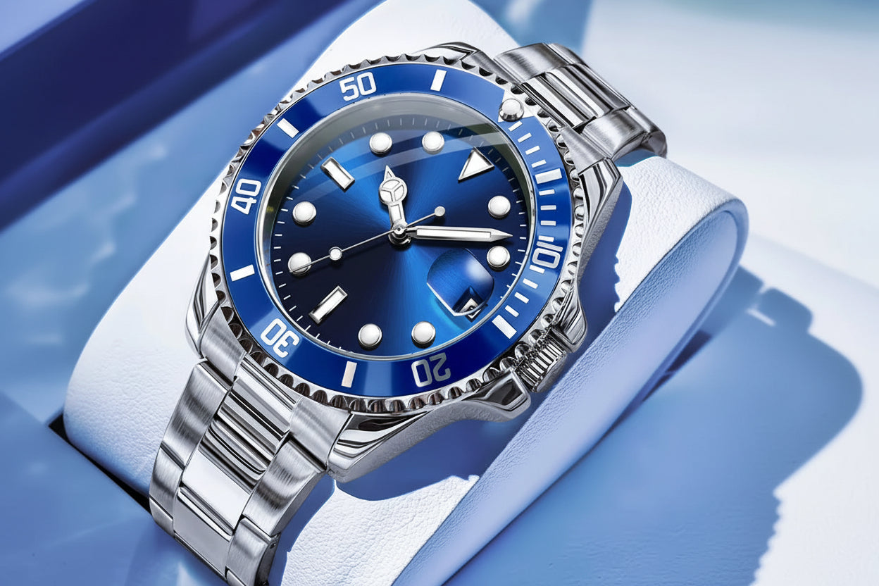 Watches 5885 Mens Watch Original High Quality Quartz Watch Waterproof Luminous Calendar Watches for Men Box Gifts Reloj