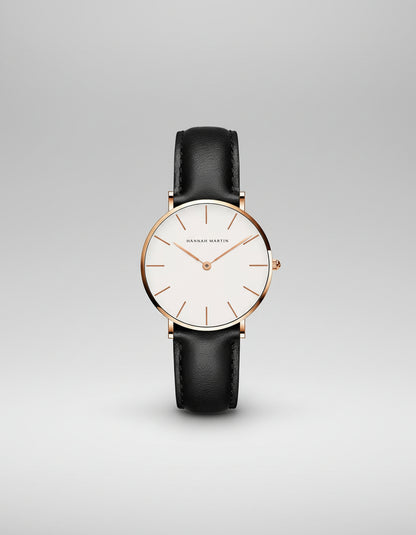 Top Brand Women Waterproof Wrist Watches 36Mm Fashion Luxury Ultra Thin Leather Creative Rose Gold Ladies Watches