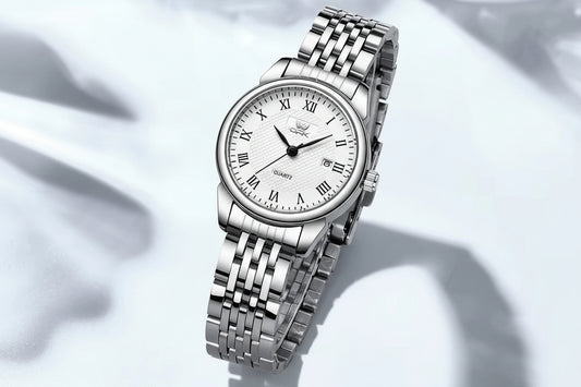 Brand Watch Roman Numerals Waterproof Women'S Watch 6007