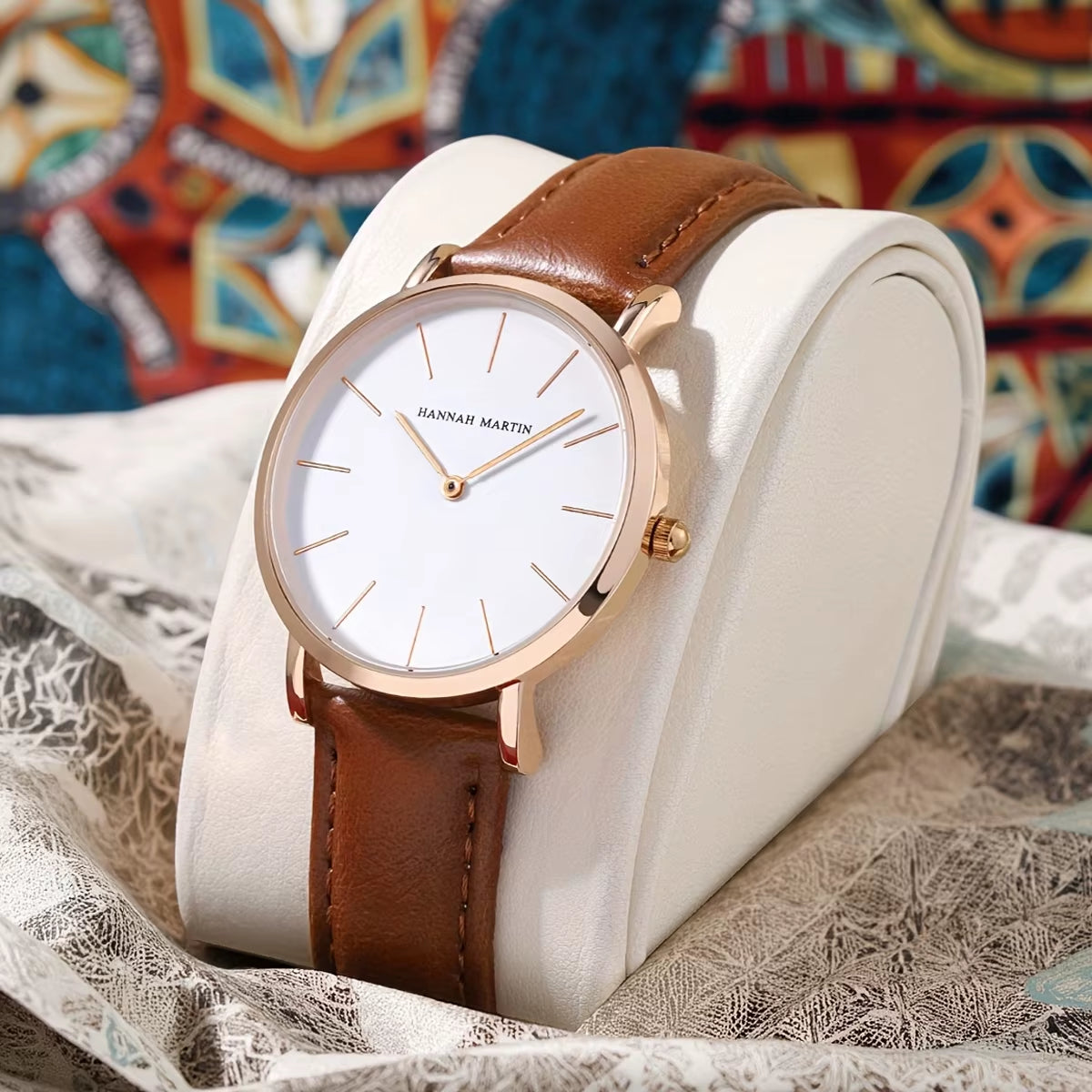 Top Brand Women Waterproof Wrist Watches 36Mm Fashion Luxury Ultra Thin Leather Creative Rose Gold Ladies Watches